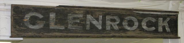 An old Chicago Northwestern Station sign
