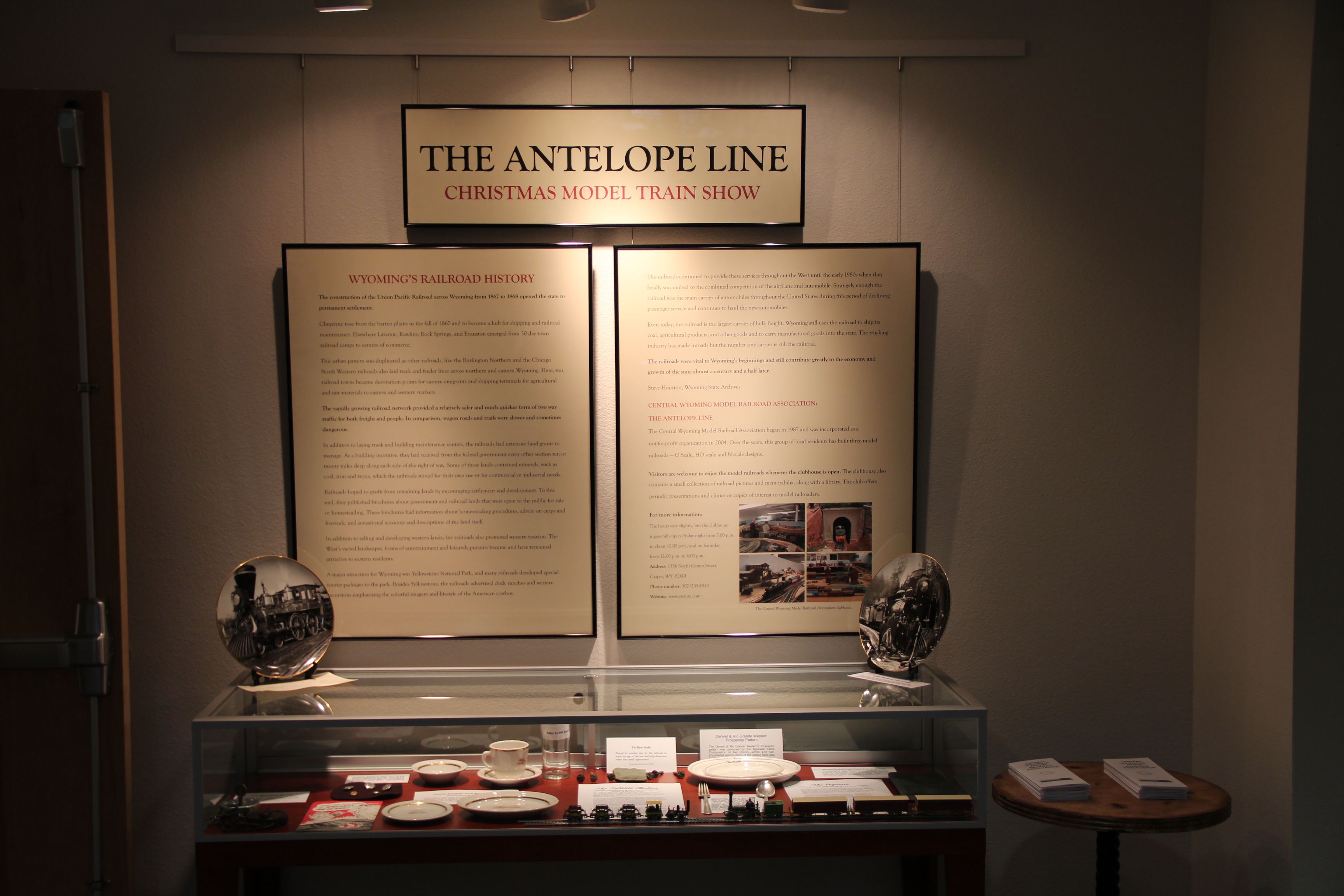 Photos from the NHTIC display in December, 2011